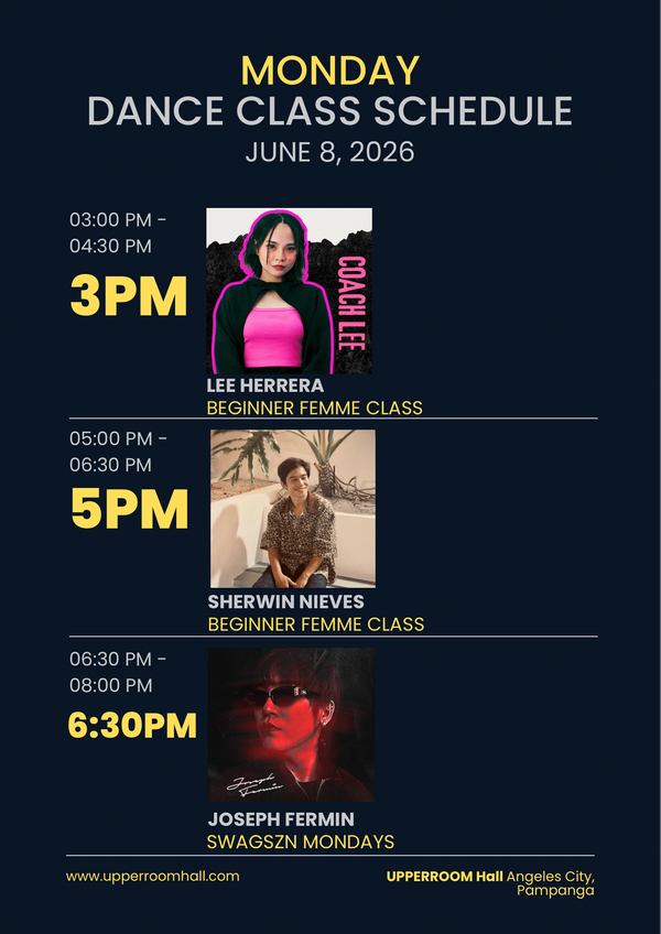 MONDAY CLASSES: JUNE 8