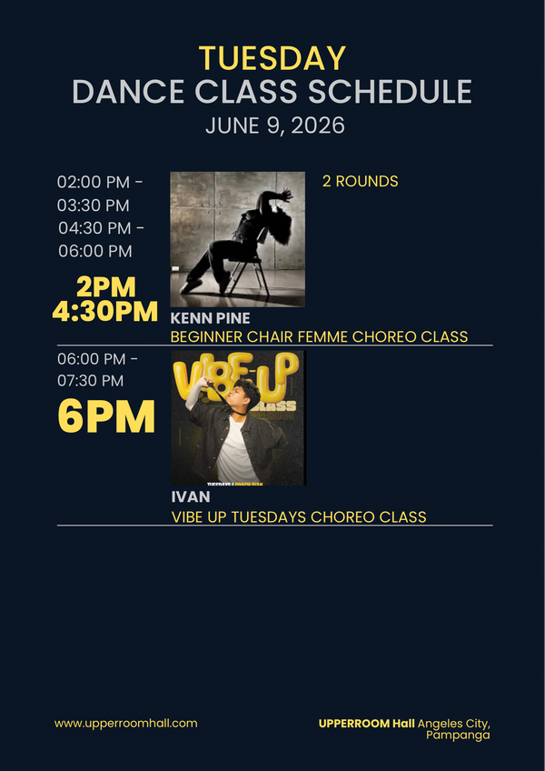 TUESDAY CLASSES: JUNE 9